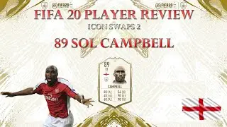 FIFA 20 PLAYER REVIEW - 89 SOL CAMPBELL ICON SWAPS 2 (89 CAMPBELL Ultimate Team)