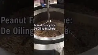 Peanut Frying Line Step 04: De Oiling Machine Separate Fried Peanuts Surface Oil