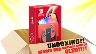Распаковываем *НОВУЮ* версию MARIO RED для Nintendo Switch!!! (OLED)