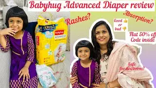 Babyhug advanced Diaper review|| 60% off on mrp #review #firstcry #meenalsworld #babyhug