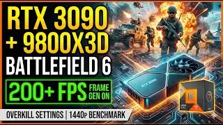 Видеокарта RTX 3090 делает Battlefield 6 невероятно красивым! Все настройки.