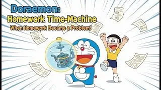 Doraemon & Nobita: The Homework Time Machine | Funny Comic Story| Doraemon New Episode