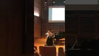 Variations in G Major by Baklanova performed at The Conservatorium of Sydney