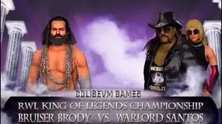 RWL COLISEVM GAMES, 1/27/26-KING OF LEGENDS TITLE-BRUISER BRODY VS. WARLORD SANTOS