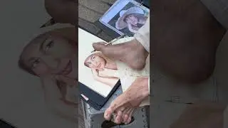 Foot painter artist #shorts