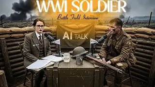 AI TALK: Interview with a WWI Soldier (In the Middle of Battle!)