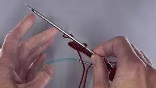 Beginning Knitting- Step 10 - Cutting Yarn