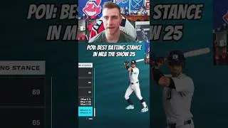 SECRET BATTING STANCE IN ROAD TO THE SHOW 🤫 #mlbtheshow25 #roadtotheshow #baseball