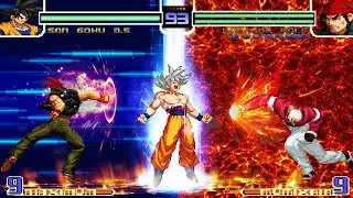Goku vs Ralf y Yashiro ¡KOF2002! #thekingoffighters #kof2002 #mugen
