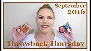 Throwback Thursday: September Favorites 2016