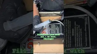 Use This Trick To Add Oil To A Floor Jack (Syringe)