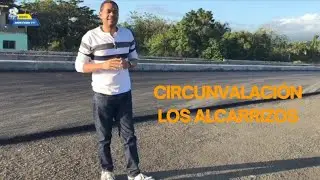 Asfaltan la circunvalación de los alcarrizos 