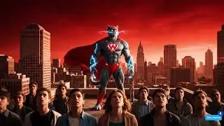 ⚡ Epic Superhero Cat Battle 🐱🔥 | Whiskers vs Storm Machine 🌊