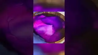 Wooden Resin Tray with Purple Alcohol Ink #SHORTS