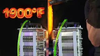 Quenching a Hot Knife with CPU Cooling!