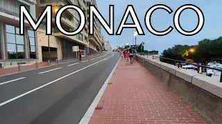 DUSK -  FULL MONACO GP TRACK WALK | WALKABOUT