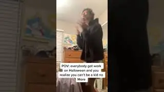 POV everyone working on Halloween and you can't be a kid no more #halloween #adulting