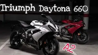 Essai Triumph Daytona 660 A2 2024