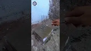 How To Make a Isolated Footing Miniature Model #shorts #ytshorts #Isolatedfooting