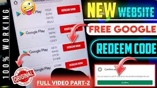😱OMG: ₹1000 FREE GOOGLE REDEEM CODE || Today's New Free Google Redeem Codes || Free Redeem Codes