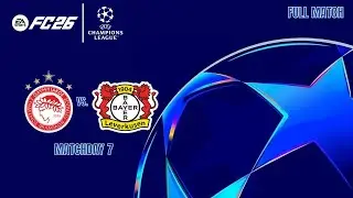 UEFA Champions League 25/26 Matchday 7 - Olympiacos vs. Leverkusen | FC 26 &raquo; Full Match