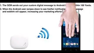 Asirvia Go - Royaltie Gem Bluetooth Mobile Advertising Beacon  Proximity Marketing System