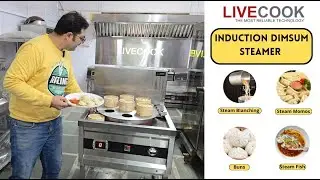 Induction Dimsum Steamer by LIVECOOK@livecook #dimsum #steamer #electricstove #restaurantequipment