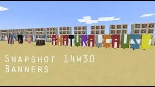 Minecraft Banners Snapshot 14w30a