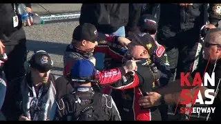 Cole Custer, Tyler Reddick cause fight after NASCAR Xfinity Series playoff race at Kansas Speedway
