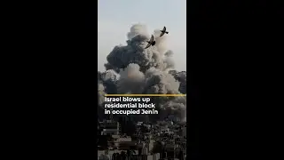 Israel carries out massive simultaneous explosions across Jenin | AJ #shorts