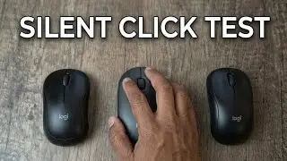 Logitech Silent Touch mouse click test