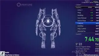 Portal 2 Coop All Main Courses Speedrun in 26:34 with Rattl&eacute;