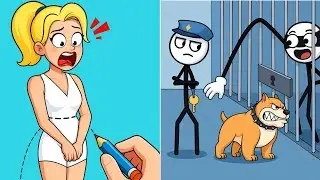 DRAW IT STORY Vs THIEF PUZZLE &mdash; Satisfying ASMR Gameplay Android, iOS Funny Video Update 2025
