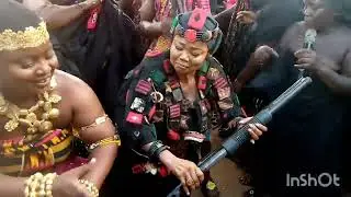 Nana Yaa Asantewaa, Queen mother of Ejusu@ Nana Osei Bonsu II, mamponghene funeral 💔💔