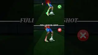 FULL POWER SHOT TUTORIAL ⚽️.#football #footballskills #soccer #powershot #shorts