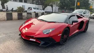 SUPERCARS IN MUMBAI - Lamborghini Aventador, Mustang, Aston Martin DB11, Nissan GTR