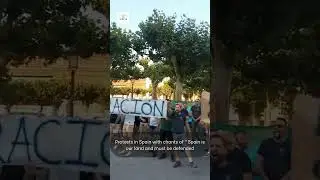 Protest in Spain took dark turn as chants of 'Spain is Christian, not Muslim' echoed through Madrid
