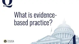 Quick Fact: What is evidence-based practice?