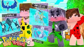 Minecraft : Pok&eacute;mon Sky Primal - FLAGREI MEU AMIGO USANDO GAMEMODE 1 COM POK&Eacute;MON LEND&Aacute;RIO!