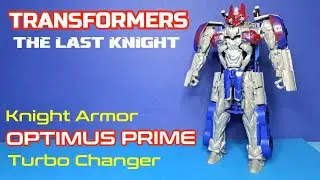 Transformers KNIGHT ARMOR OPTIMUS PRIME The Last Knight Turbo Changer Voyager Class
