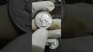 #Video 543-Moeda 1/4 Dollar Americano 1980-Aguia- Pres.George Washington R$17,00 Reais!!!