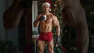 Hot santa #muscular #boy #handsome #sexy #muscle
