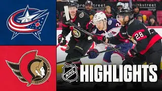 Blue Jackets vs. Senators | NHL Highlights | December 29, 2025