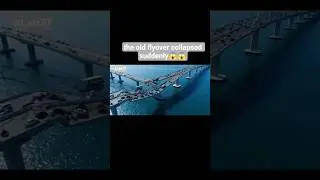 the old flyover collapsed suddenly #viral #shortvideo #flyover #accident