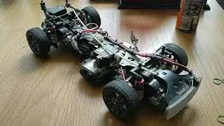 TA03rf TRF Part 1 - Dusting off and cleaning the twin motor Tamiya TA03 rf TRF after 15 years