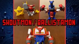 Digimon Fusion / Xros Wars - Shoutmon / Ballistamon &ldquo;Review&rdquo;