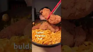 Buldak and Wingstop Tenders Muk #mukbang #food #asmr #wingstop #buldak