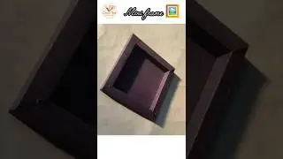 DIY mini frame🖼️|Creative Nest🪺#cyborg#diy#craft#papercraft#miniframe