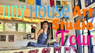 Tiny House Art Studio :: Studio Tour