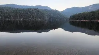 Tasmania. The best off-grid camping in the world! 🌎 #hydrotasmania #ozxcorp #retreatcaravans